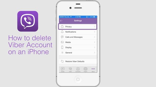 How to Delete Viber Account on iPhone and iPad смотреть онлайн