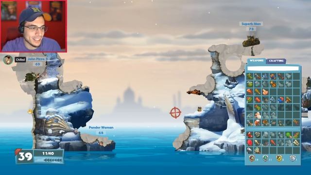 CONCRETE DEVASTATION & SHEEP STANDOFF! (Worms W.M.D) смотреть онлайн