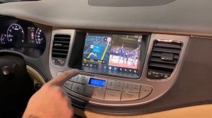 Hyundai Genesis 2008-2014 - доп мультимедиа на штатный монитор