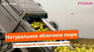 Линия по производству натурального яблочного пюре и сока прямого отжима