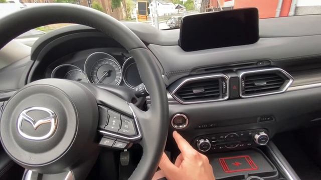 How to start your engine using the car ignition switch (START/STOP/ENGINE) keyless Mazda CX-5 DIY смотреть онлайн
