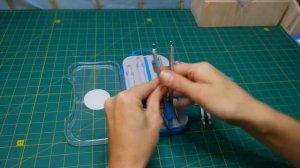 циркуль металлический Готовальня COLLEGE, 9 предметов, синий