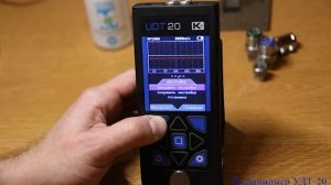 Ультразвуковой толщиномер УДТ-20. Интерфейс, меню и функции.