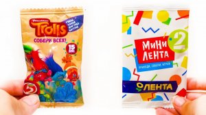 МИНИ ЛЕНТА 2 vs ТРОЛЛАСТИКИ акция магазина ПЯТЕРОЧКА против ЛЕНТЫ Фигурки или Миниатюры?