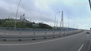 Владивосток по мосту на Русский остров (10 августа 2018).