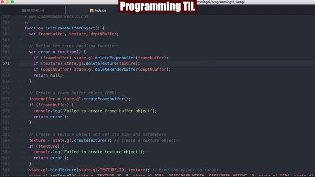 How to use framebuffers in WebGL part 1 - ProgrammingTIL #147 WebGL tutorial video screencast 0090 смотреть онлайн
