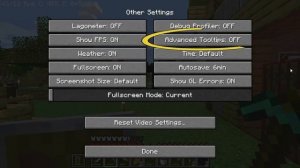 how to enable advanced tooltip || how to see durability of tools (minecraft)