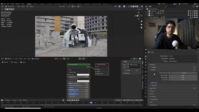 Blender VFX Tutorial & A New AI Render ? | Learn VFX in Easy Way | Blender tutorial for beginners