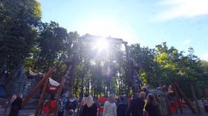 Санкт-Петербург 10 сентября 2022г,Диво-остров , запуск аттракцион  "шторм"??? до конца смотрите!