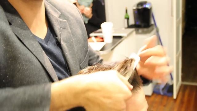 Pompadour haircut - how to cut a pompadour haircut - how to style a pompadour - Clipper over comb