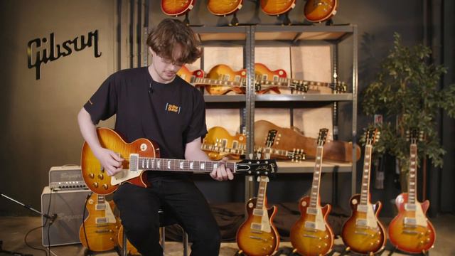 Gibson Custom Shop | Handpicked Late 50's Les Paul Reissue Ice Tea VOS | #GG030 смотреть онлайн
