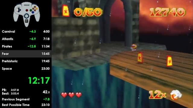 Glover All Main Levels Speedrun WR 23:27 смотреть онлайн