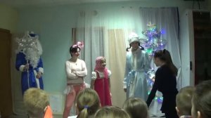 Утренник (часть3) на Старый Новый год в с/т "МИР" с Нюшей, Машей и Богатырем 2019
