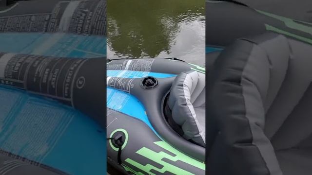 Intex Challenger K1 (single person inflatable kayak) quick thoughts and sizing смотреть онлайн