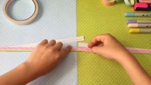 Декоративный скотч из бумаги | Украшаем блокнот ? Masking Tape from paper
