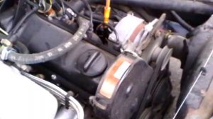 Audi 100 C3. Холодный запуск