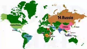 КАРТА МИР (Most Populous Nations 2050)