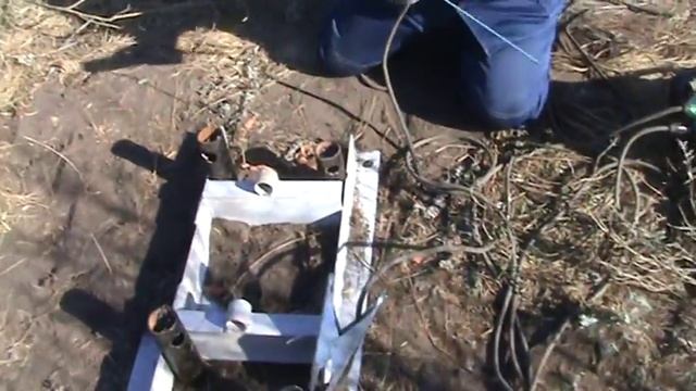 Монтаж ветрогенератора на винтовых сваях