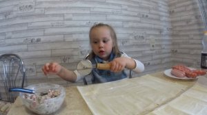 Треугольники с начинкой из теста ФИЛО! Сосиски в тесте!