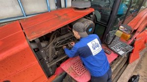 Оживление гусеничного трактора Беларус МТЗ-2103 .Часть 2