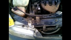 Установка генератора Toyota Karina E 92г.