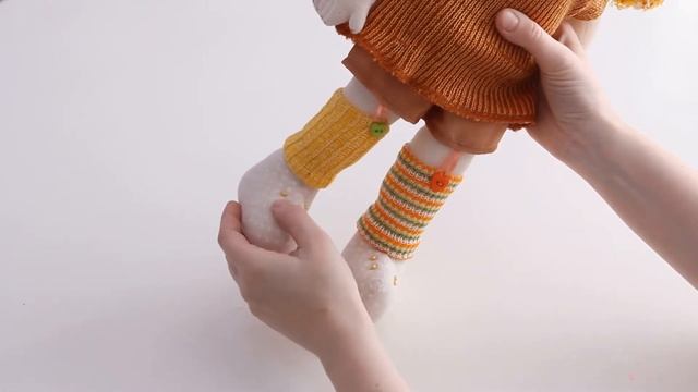 Текстильная кукла - Пеппи от сувенирной мастерской Нежный ветер смотреть онлайн