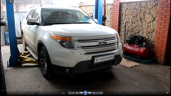 Замена задней ступицы на Форд Эксплорер 2013 года Ford Explorer 3,5