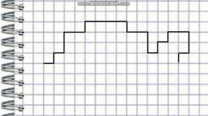 Рыбка. Графический диктант по клеточкам.