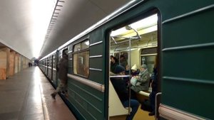 "Звук БПСН!" Электропоезд 81-717/714 "Номерной" №01 на станции метро Китай-Город