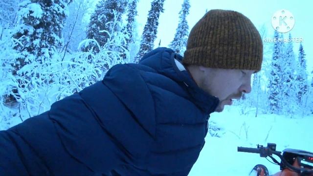 Сф 150.Делаю путик в тайге ,на снегоходе. смотреть онлайн