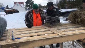 Строим гнёзда для диких уток