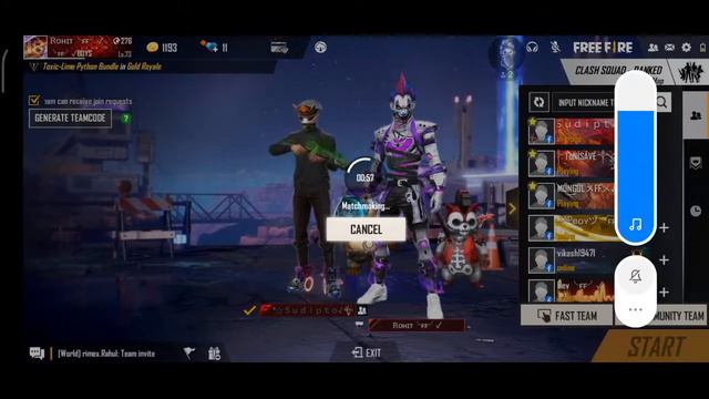 Solo vs squad gameplay live - ROHIT FF смотреть онлайн