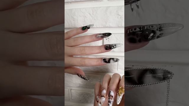 Крейзи дизайн? #nail #manicurenails #nailart #naildesigns #beauty #трешдизайнногтей