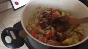 Овощное рагу с грибами . Постная кухня
