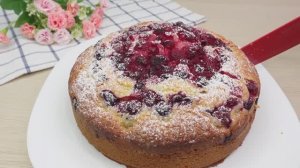 Вкусный и очень быстрый пирог к чаю