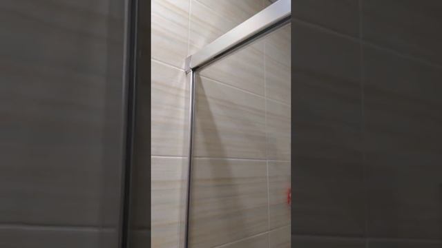 ДВЕРЬ В ДУШЕВУЮ НИШУ SLIDE DOOR GK-862, ПРОФИЛЬ ХРОМ БЛЕСТЯЩИЙ, ПРОЗРАЧНОЕ СТЕКЛО