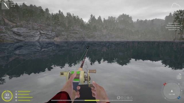 Русская рыбалка 4 - озеро Куори - Форель трофейная- красавец Голец Куорский смотреть онлайн