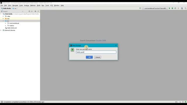 Kotlin: Lecture 25 Creating And Importing Package in Kotlin | How to Create and Import Package