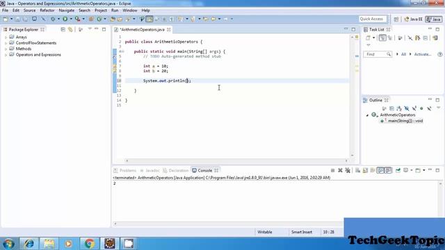 Java Tutorials fundamental-07 Arithmetic operator