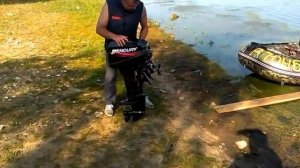 Как повесть мотор на лодку не замочив ног