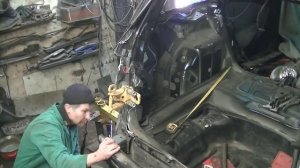 Фольксваген пассат Б 6 . Задний левый удар .Ч-2 . Кузовной ремонт