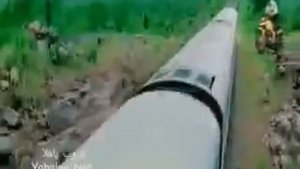 Оседлай поезд мотоциклом