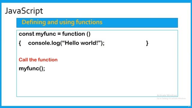 Complete JavaScript Training from Zero to Hero 19 /28 JavaScript Function