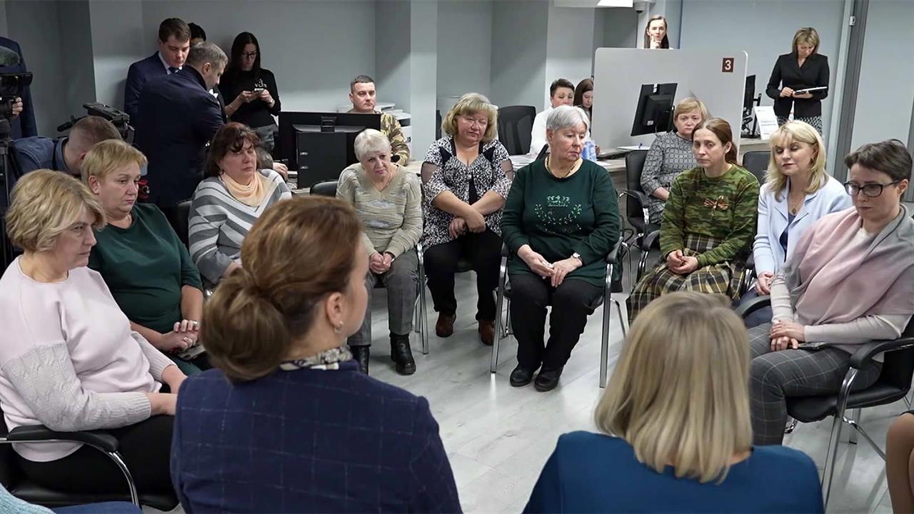 В Красногорском филиале фонда "Защитники Отечества" состоялось общение военных и их матерей