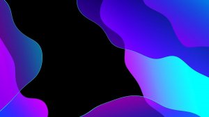 Анимированный темный абстрактный фон: Плавные формы