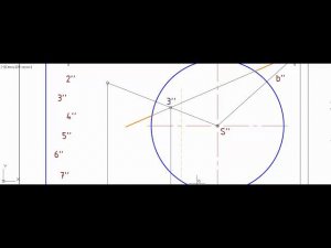 Начертательная геометрия (задача 5-1)