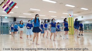 FLEX! Belt present! | Withus line dance Korea