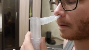 этап 2 . испытания flaem nuova wi.neb go.  ингаляция носа