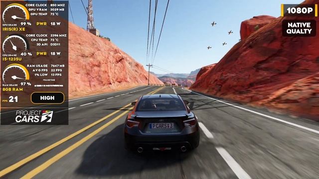 Project Cars 3 on Intel Iris Xe | 8GB RAM | All Settings Tested / 1080P, 720P смотреть онлайн