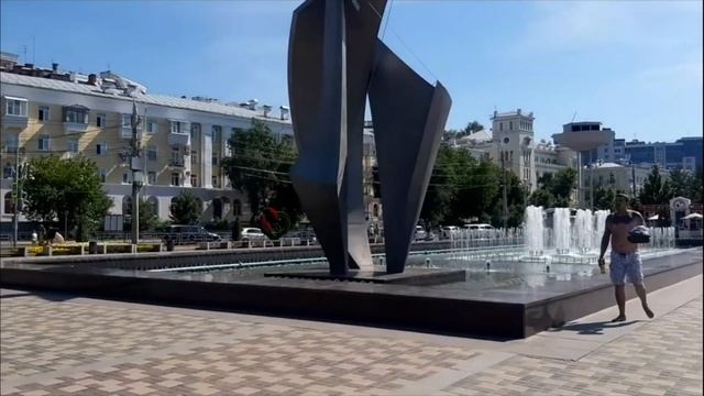 Город Самара. Обзор Самарской набережной и Речная прогулка по Волге 2020 г. смотреть онлайн